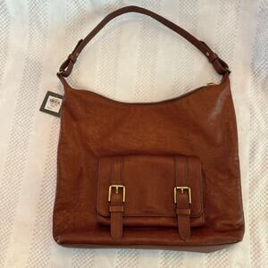 nwt fossil cleo leather hobo shoulder bag